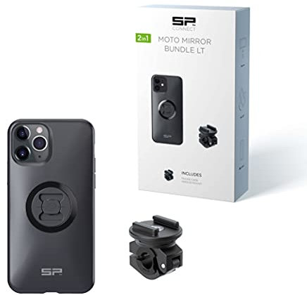 SP CONNECT Moto Mirror Bundle LT kompatibel mit iPhone 11 Pro/XS/X