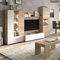 MarinelliGroup Parete attrezzata soggiorno moderna mobile TV sala pranzo salotto ROVERE 260 X 30 X 185 cm 016642F