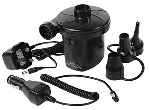 Regatta Compact 240V AC/DC 12V Electric Pump, perfect for Camping & Outdoors