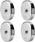 4 Pieces 2.5kg Weight Plates for 15kg Steel Dumbbells (4×2.5kg)