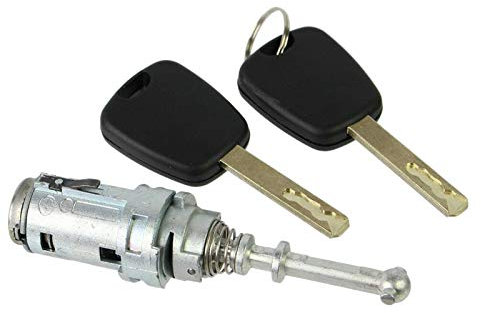 YUPVM Cilindro Serratura Porta Anteriore Sinistra per C2 C3 2002-2010 con 2 Chiavi 9170T9 9170W9 9170T5 256924