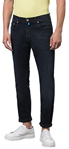Pierre Cardin Herren Lyon Jeans, Blau/Schwarz gebrauchte Buffies, 32W x 30L