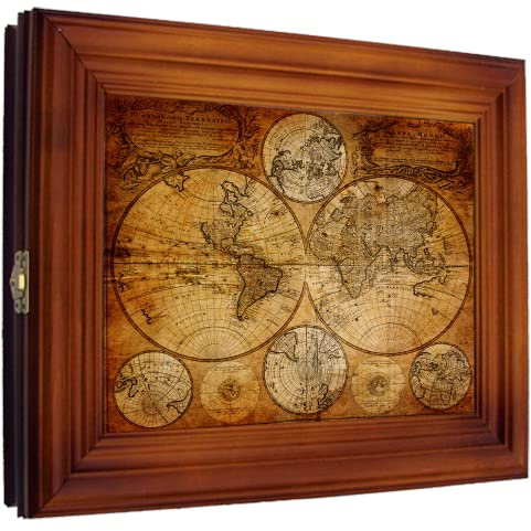 Cer-Plast Armoire Crochet Mural | Boite a Clefs Murale | Porte Clef Mural Organiseur | Porte Clé Mural Decoration Murale Deco Maison Vintage