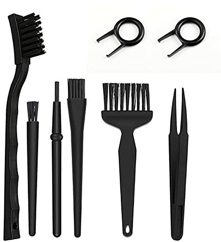 6/8 Uds. Kit de Limpieza de Teclado for Ordenador portátil pequeño Limpiador de cepillos de Polvo for teléfono de Ordenador portátil (Color : 8pcs)
