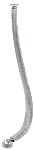 Kabelschlauch mit Reißverschluss Silber max 1,3 Meter I Kabelkanal Tisch aus Textilgewebe I Kabel Schlauch & Kabelorganisator