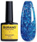 BURANO Glitter Gel Nail Polish, LED UV Nail Gel Shimmer Holographic Effect Soak off Curing Required Blue LP20