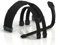 LINKUP - AVA 12VHPWR PCIE 5.0 Power Extension Cables | 600W 16AWG | UL-Rated, Sleeved Jacket, Molded Plugs | 4 Pcs Kit for RTX5000 RTX4000 GPUs | Boost Gaming Performance | 30cm Black