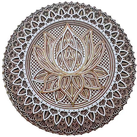 Decoración De Pared Mandala De Metal Redonda Adorno Colgante De Mandala Para Sala De Estar Y Dormitorio Arte De Pared Bohemio Decoración Interior Y Exterior