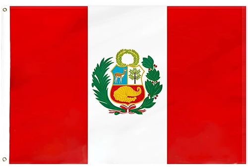 Bandera Perú Bandera Decoración Colgante Bandera Al Aire Libre Decoración Impermeable Al Aire Libre Colgante Decoración De Vacaciones Decoración De Accesorios De Regalo