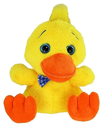 BEMIRO Stofftier Ente gelb Daffy - ca. 30 cm Enten Kuscheltier flauschig weich