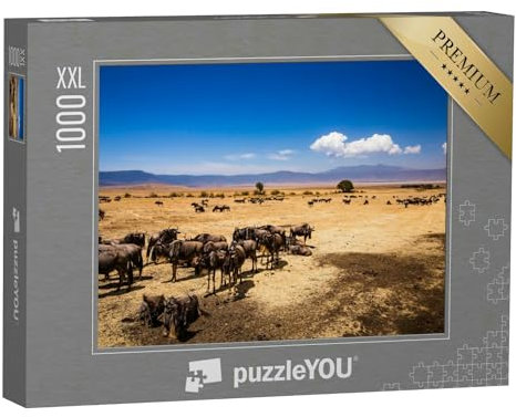 Puzzle 1000 Teile XXL „Ngorongoro-Krater in Tansania“ – aus der Puzzle-Kollektion Tansania