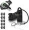 Ermorgen [2+10 Set USB C Adapter Kompatibel für Garmin vivoactive 6/5 /Forerunner 165/965/955/265/265S/255/Fenix 8/Fenix 7/7S 7X/Venu 3/3S/2/2S,Ladeadapter für die Meisten Garmin - Schwarz