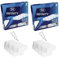 2 X Ultra Power Magic Eraser Sponge | Erases Impossible Stains UP to 100% Chemical Free Multi-Functional Sponge Long-Lasting Easy Cleaning for Comfort and Effortless Shine (Pack of 2 (4pc))
