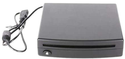 watera Slim External Car CD Player Compatible PC LED TV/MP5 Android GPS Navigation Universal USB Power Slot-in Type Player