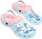 Disney Stitch Zoccoli Donna Invernali Fodera Pile Slip On Scarpe Ciabatte da Giardino Opzioni con Ciondoli Regalo Donna (Blu/Rosa Stitch, 39/40 EU)
