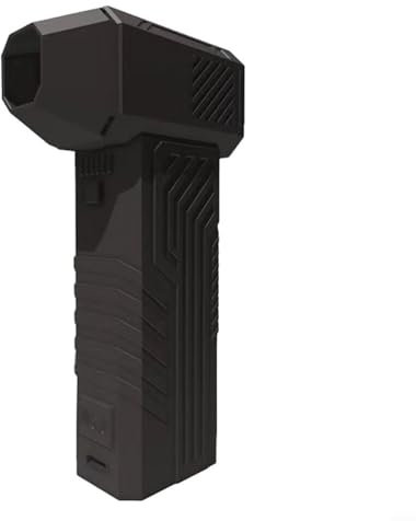 Potentes Ventiladores industriales para Ventilador Turbo Mejorado X3 MAX con diseño inalámbrico y Motor sin escobillas (Negro)