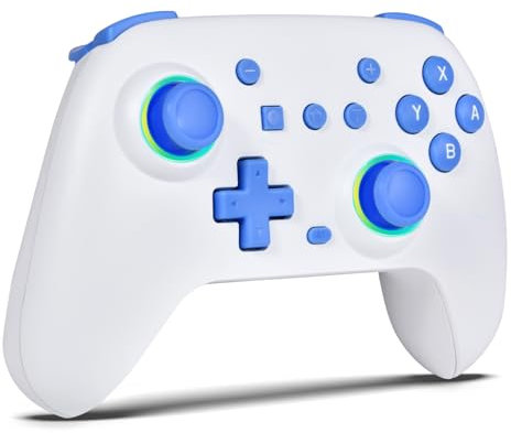 TechKen Wireless Pro Controller,Switch Controller Kabellos Ersatz Gamepad Joystick Dual Shock Vibration Game Controller Zubehör für Switch Konsole