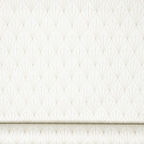 SOPHIE LAURENCE Cream Damask Pattern Thick Textured Vinyl Wallpaper | Paste The Wall Washable Strippable for Living Room, Bedroom, Office, Straight Match Slightly Imperfect (Full Roll)