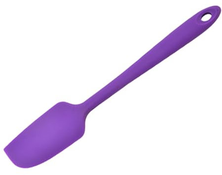 Ginddy Non-Stick Baking Spatula Silicone,Kitchen Food Grade Silicone Spatula Silicone Spatulas for Cooking Heat Flexible Mini Silicone Spatulas Cream Jar Spatula for Cooking,Baking and Mixing(Violet)