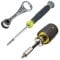 Klein Tools 85515 3-Piece Multi-Bit Impact Screwdriver Set with 8-in-1 Stubby, Mini Ratchet and 4-in-1 Electronics Screwdriver