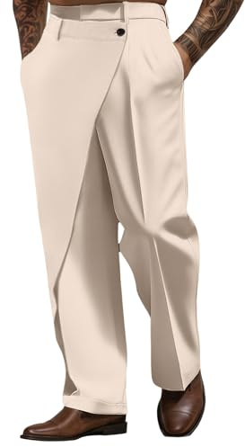 RUMAOZIA Pantalon de costume pour homme style années 50 pour homme. Parfait pour le boogie, la danse rockabilly, les tenues vintage. Idéal pour la danse de salon - Rock'n'Roll.