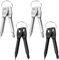 Tyqour 4 Set (8 Pcs) Portable Multifunction Keychain Screwdriver Mini Key Shape Travel Kits Outdoor EDC Screwdriver Keychain Tool Multitool Flathead Phillips Outdoor Cool Gadgets for Men