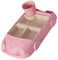 Plate Sets for Car Shaped Tableware Set for Kitchen and Dining Table Car Dinner Tray Fiber Plastic Boys and Girls with Separate Plates Cutlery Water Cup (Light Pink)
