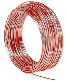 QWFVHJ Saldatura in rame, filo smaltato, bobina di rame T2, linea conduttiva nuda(2.0mm X 5meters)