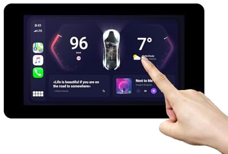 ESP32-S3 - Placa de desarrollo LCD táctil de 7 pulgadas, pantalla IPS a color de 1024 × 600 65K, procesador LX7 de doble núcleo de 32 bits, frecuencia de hasta 240 MHz, compatible con Wi-Fi de 2.4 GHz