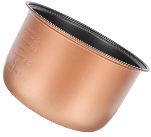 VALICLUD Rice Cooker Bowl Replacement 3l Non-Stick Aluminium Alloy Inner Pot for Rice Cooker Replaceable Accessory for Home Kitchen