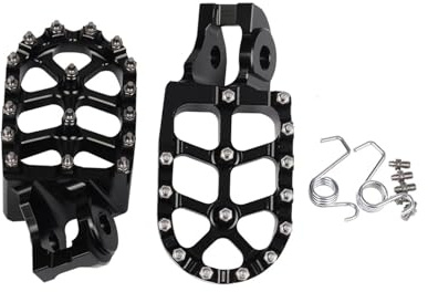 XTVKFWJAB Fußstütze Fußrasten Fußrasten Kompatibel Mit KTM SX SXF EXC EXCF XC XCF XCW SX-F EXC-F 125 150 250 350 450 500 Kompatibel Mit MC EC Kompatibel Mit(Black)