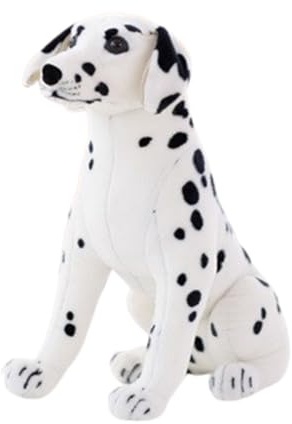 Xiyocadt Realistischer Hund, Stofftier, Spielzeug, Bezaubernd, PlüSchhund Stehend Stofftier Lebensecht PlüSchtier Spielzeug FüR Kinder Jungen MäDchen (30cm,Dalmatiner)