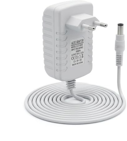 30W Cargador Adaptador para Alexa Echo (3ª/4ª Gen), Echo Show(2ª Gen), Echo Plus (2ª Gen), 18V 1.67A para Echo Show 8(1ª/2ª/3ª Gen), Echo Show 10 (2ª/3ª Gen), Show 15 21, 2M Fuente de Alimentación