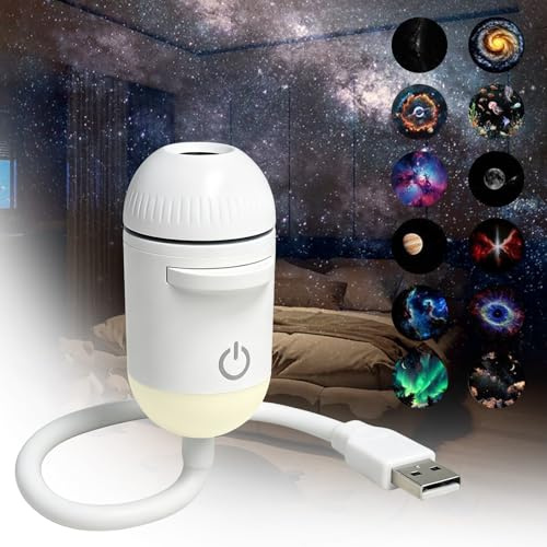 Pipihome Galaxy Projector Night Light, 12 in 1 Sternenhimmel Projektor