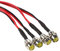 Qiilu voyant 12v batterie, 4Pcs 12v 8mm LED Indicateur Panneau Pilote Dash Avertissement Voyant de Lumière Lampe De Voiture Van Bateau(Jaune)