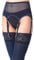 Merry Style Damen Strumpfgürtel MS10191GA (Marine, S)