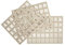 Rayher 62860505 Holz Buchstaben für Letterboard, FSC100%, 3x2,4cm, Set 120Stück, Natur