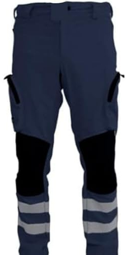 trevolstore Pantalone Slim Fit Blu Protezione Civile (M)