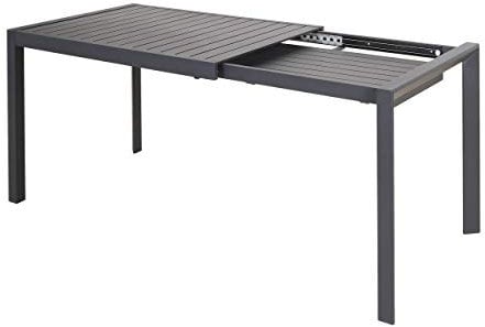 Chicreat - Mesa extensible para exteriores, 127-180 x 90 x 71,5 cm