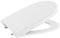 Roca Meridian - Tapa y asiento de Supralit para inodoro con bisagras de acero inoxidable, tapadera de WC original con ajuste perfecto, recambio de tapa de váter resistente, blanco, A8012A000B