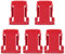 Cuifati Support de Batterie M18, 5 Supports de Batterie pour Milwaukee, Support de Montage pour Batterie M18, Boucle de Batterie