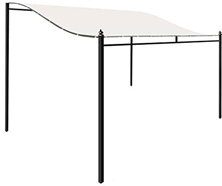 HOOJUEAN Courti Toile De Toit De Rechange pour Tonnelle, Imperméable Auvent Tente Outdoor, Pergola Pavillon De Style Moderne pour Tonnelle De Jardin, (sans Support) 3X2.6m