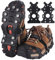 Trusiel Spikes für Schuhe, Schuhspikes 11-Stud Ice Klampen Schuhkrallen Schneeketten Spikes Steigeisen Slip-on Stretch Schuhe Spikes für EIS und Winter Outdoor Sports Klettern （XL）