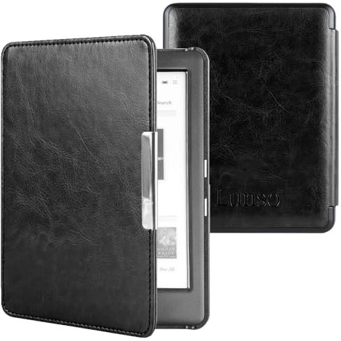 Lunso - Housse de protection de remorquage - Convient pour Kobo Glo/Glo HD/Touch 2.0 (6 pouces) - Noir