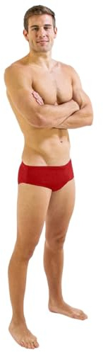 FINIS Herren Aqua Short Solid Red 24 Badehose, One Size