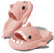 NIBESSER Ciabatte Donna Estive Ciabatte Squalo Donna Comode da Mare Spiaggia Bagno Piscina Pantofole Antiscivolo Originali Carine per Casa Sandali A Punta Aperta, Rosa, 36/37 EU