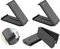 Rifrpha 4PCS Ajusteur de Ceinture de Sécurité de Voiture, Pince Ceinture de Sécurité, Clip Ceinture de Sécurité pour Ceintures de Sécurité Dans les Camions, les SUV et Diverses Voitures
