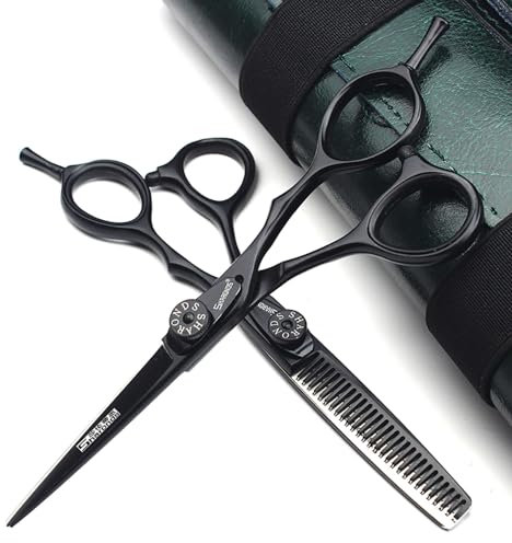 5/5.5/6 Professional Barber Set, mit scharfen Klingen, die leicht zu trimmen sind, geeignet für Friseure und Friseursalons. (6-Zoll -2Stück-B)