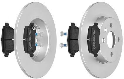 F.BECKER_LINE BREMSSCHEIBEN Ø264MM + BREMSBELÄGE HINTEN FÜR OPEL COMBO MERIVA A
