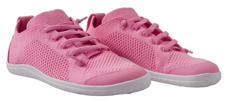 Reima - Astelu Barfußschuhe für Kinder - Leichtes, atmungsaktives Material, breite Zehenbox - Barfußschuhe für Jungen & Mädchen - Flexible Sohle ohne Absatz für tägliches Spielen - Sunset Pink, 35